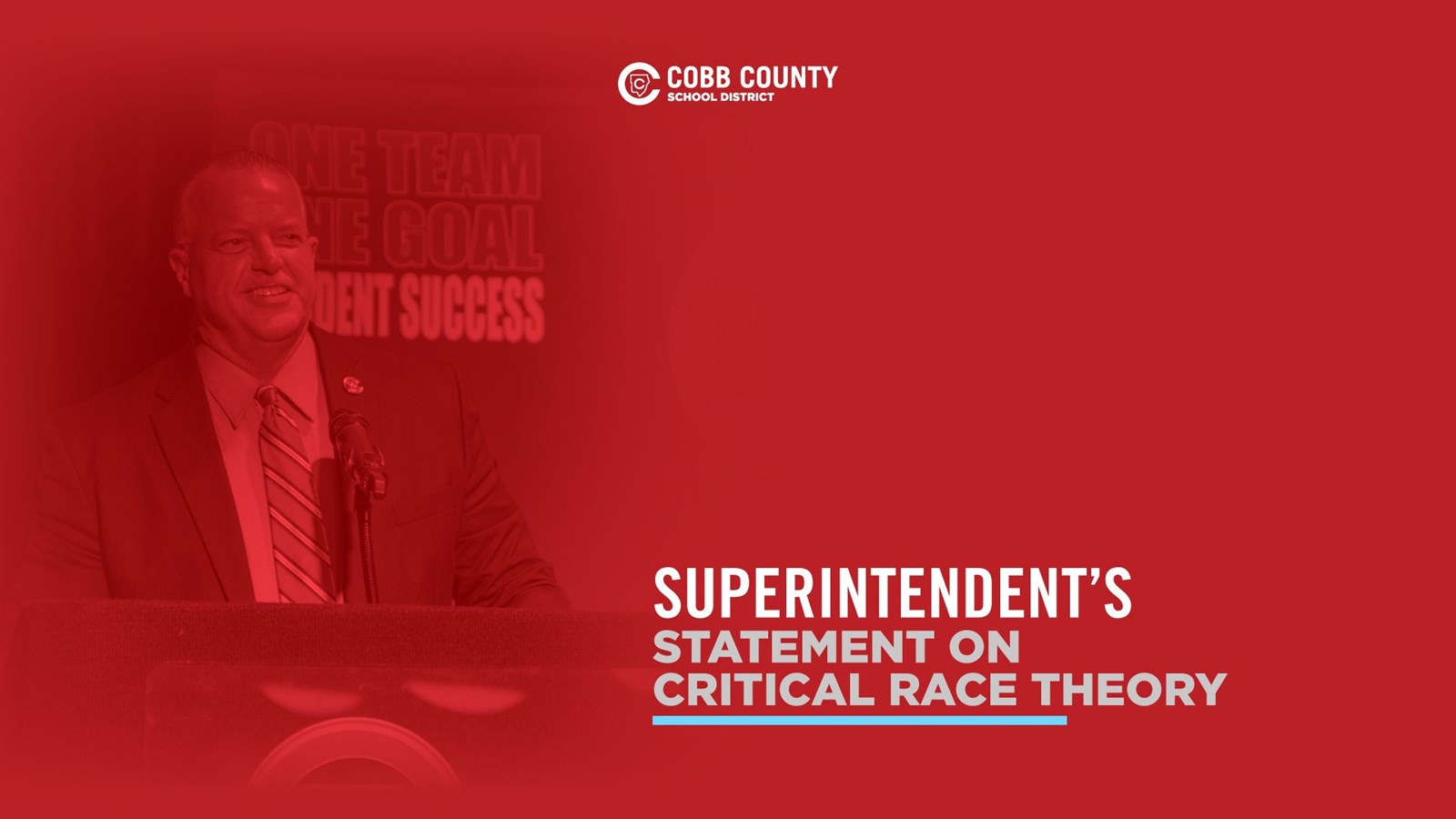 Superintendent's Statement on CRT